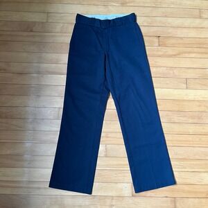 Dickies 874 Original Fit Work Pants Mens 29x30 Dark Navy Blue Straight Leg Chino